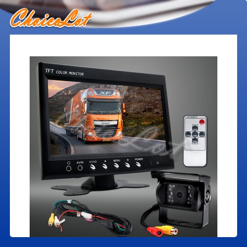 12V 2x CCD Wireless Reversing CCD Camera Kit For Lorry Horsebox Van Night Vision